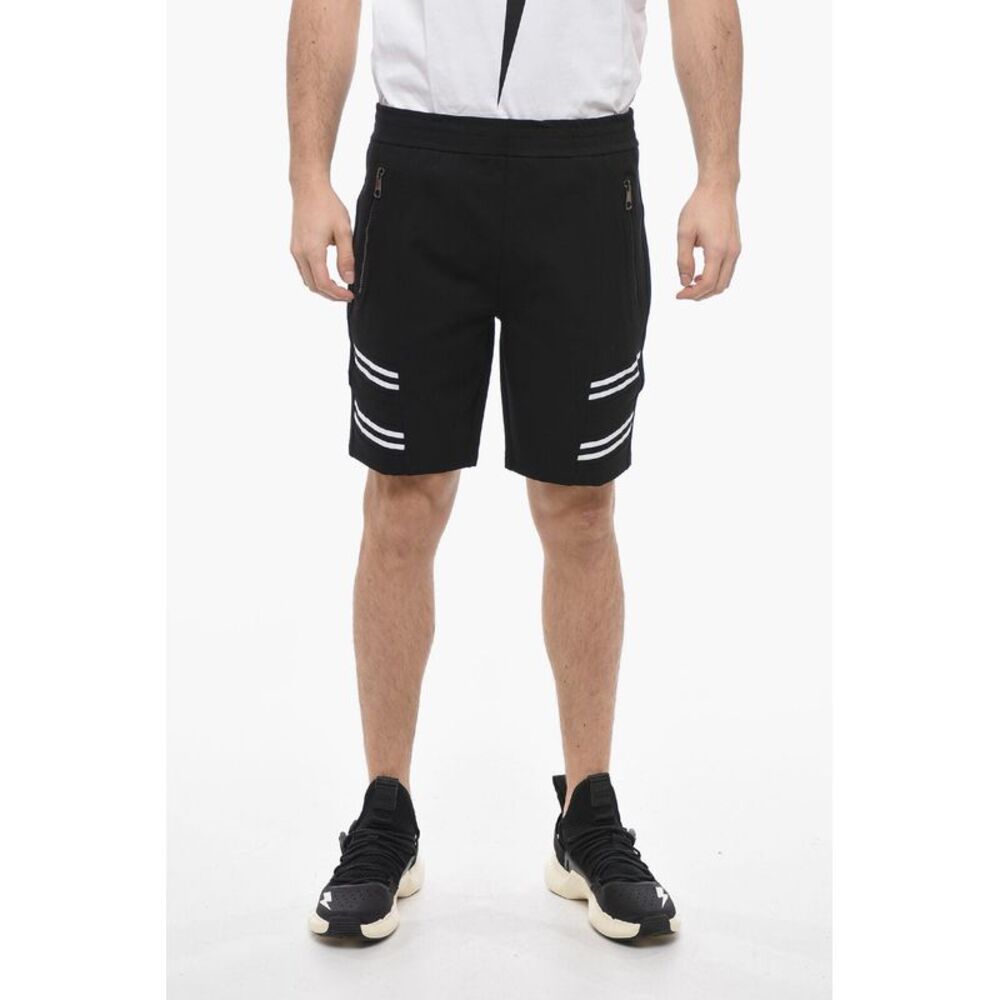 Loose Fit Shorts VARSITY Low Rise with Elastic Inserts